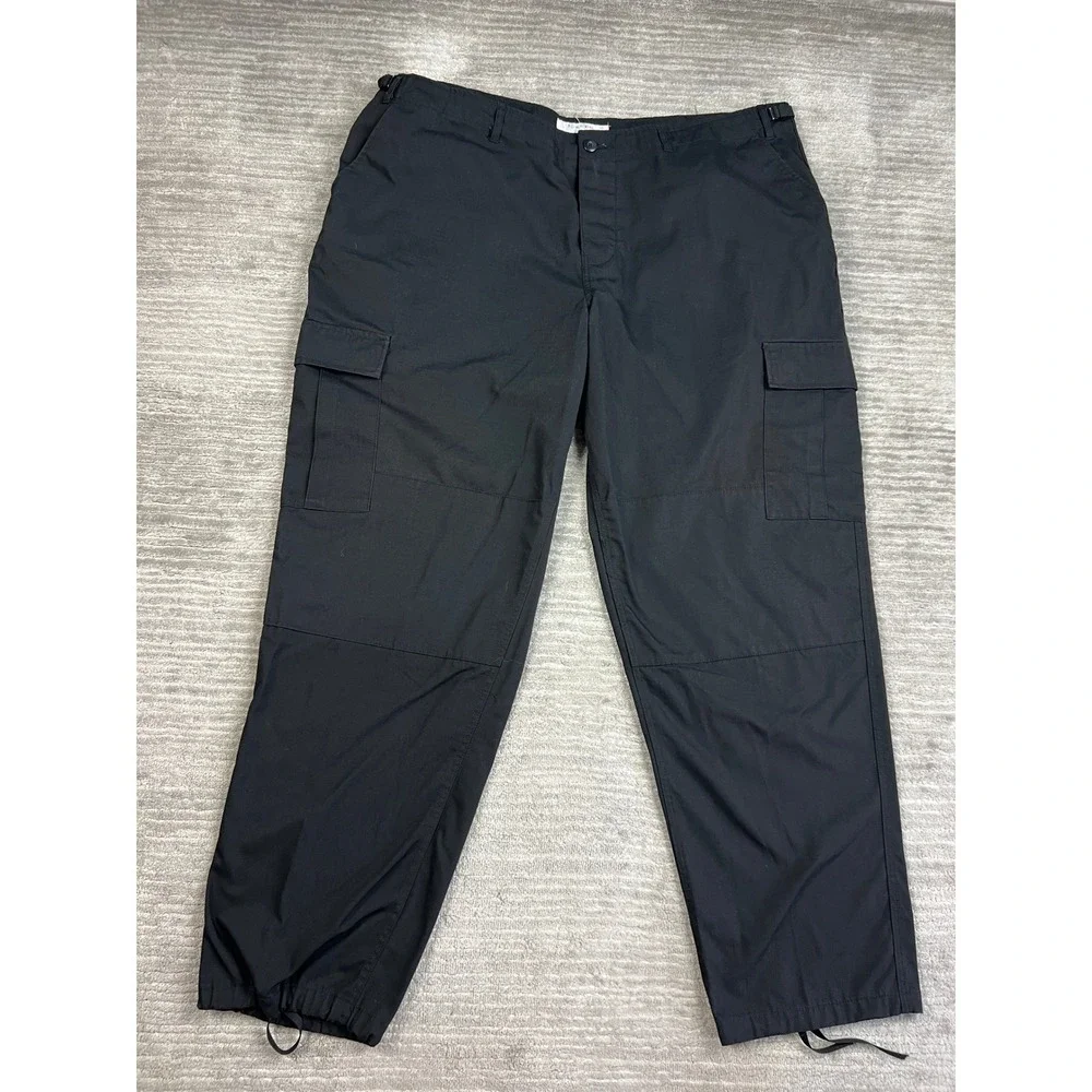 First Class Cargo Pants Mens 2XL Black Tactical Ripstop Utility Workwear 43-46